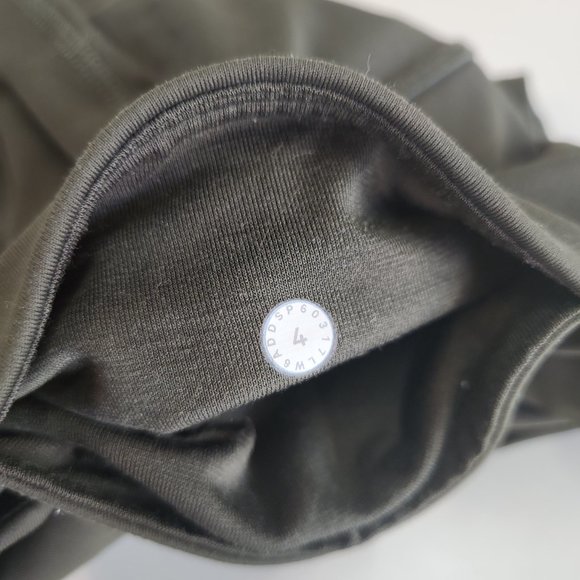 Lululemon Train Times Women's Crop Pants 17" Olive - Size 4 - Picture 5 of 6